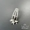 Zirkon Taşlı Yıldız Detaylı Küpe - Kp00173