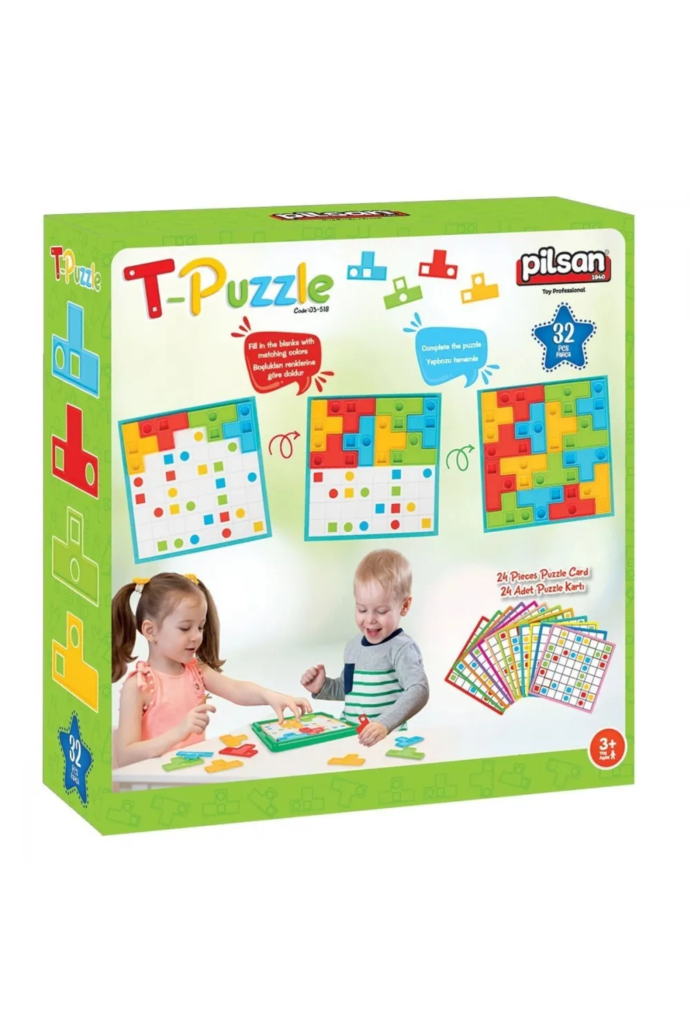 03 518 T PUZZLE 32 PARÇA