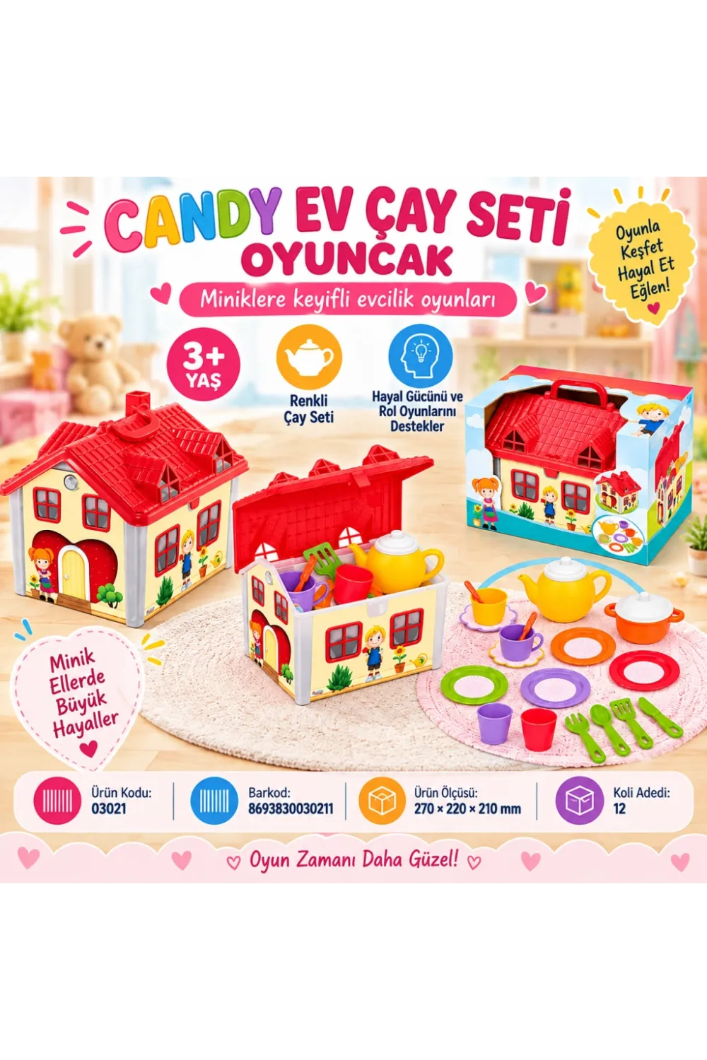 03021 Ev Çay Seti Oyuncak