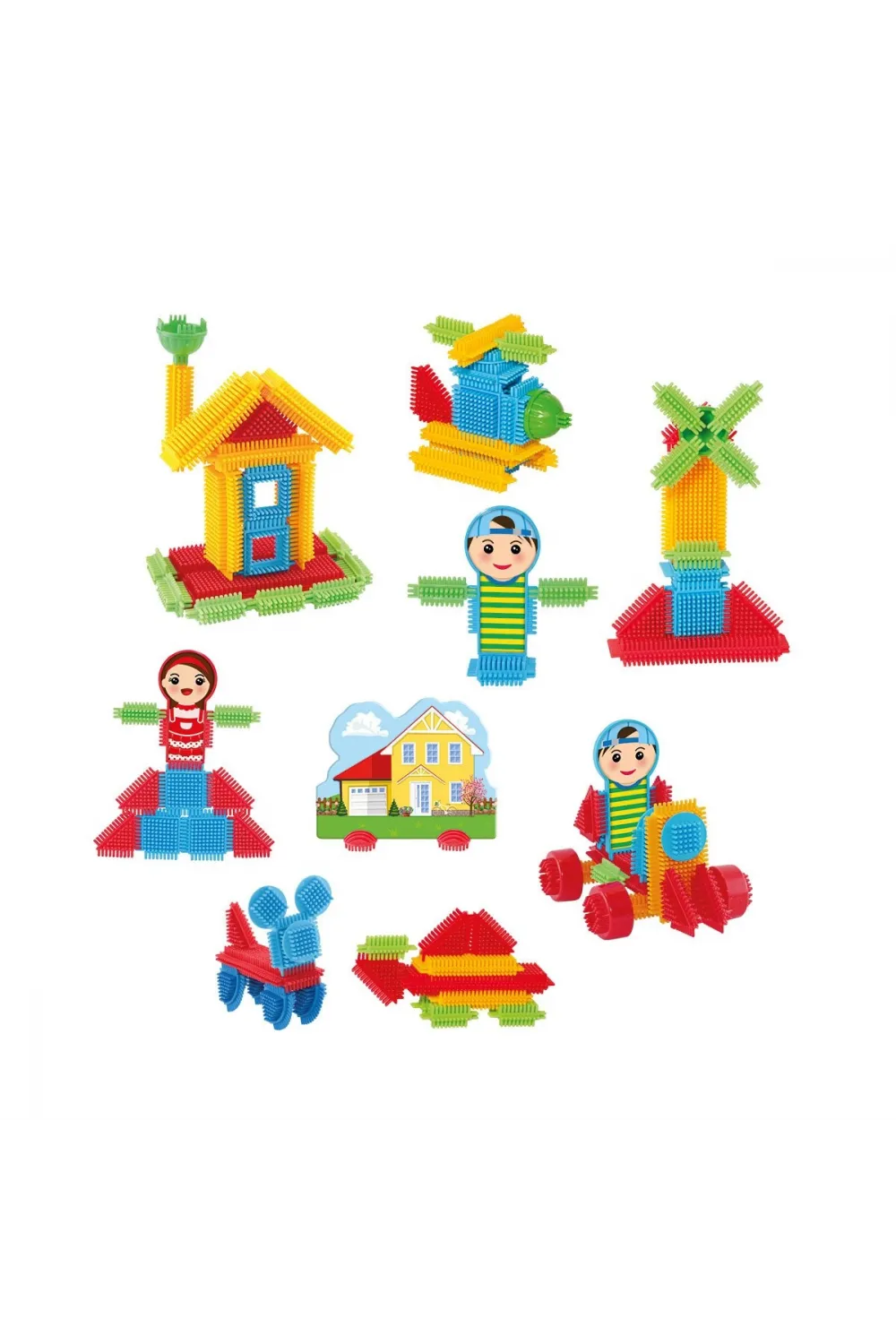 03316 KAKTÜS BLOKLAR KOCA 80PCS