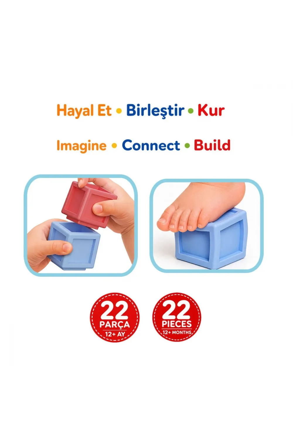 04151 YMUŞAK BLOKLAR KÜBİK 22 PRÇ