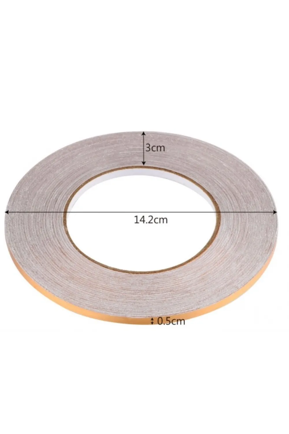 0.5 cm 50 Metre Gold Fayans Arası Şerit Bant
