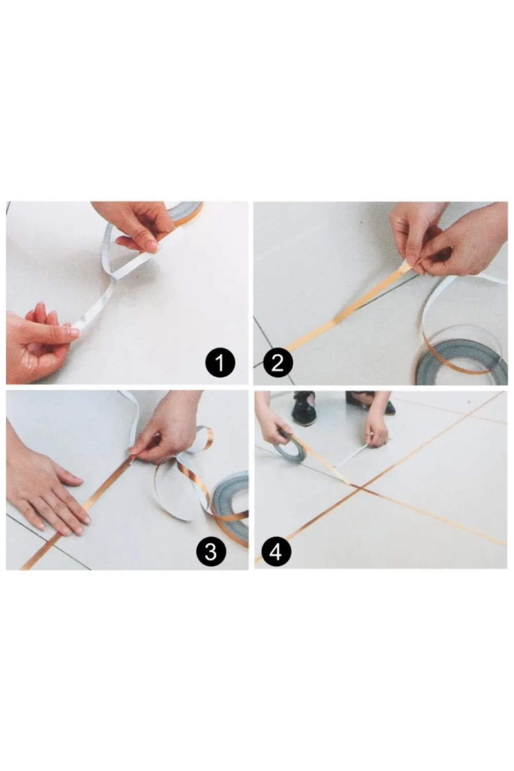 0.5 cm 50 Metre Gri Fayans Arası Şerit Bant
