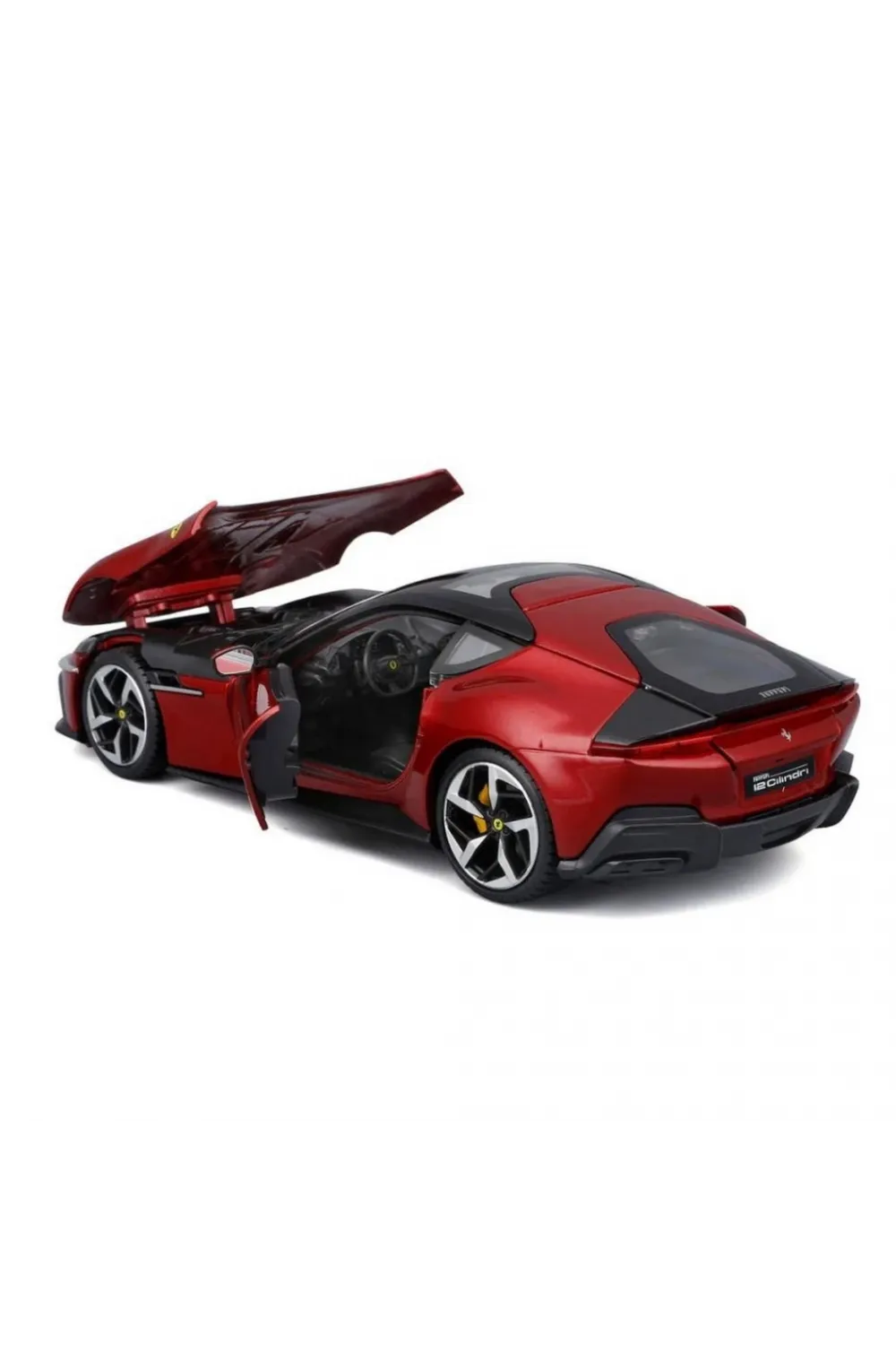 1/24 12 Cilindiric Kırmızı Model Araba