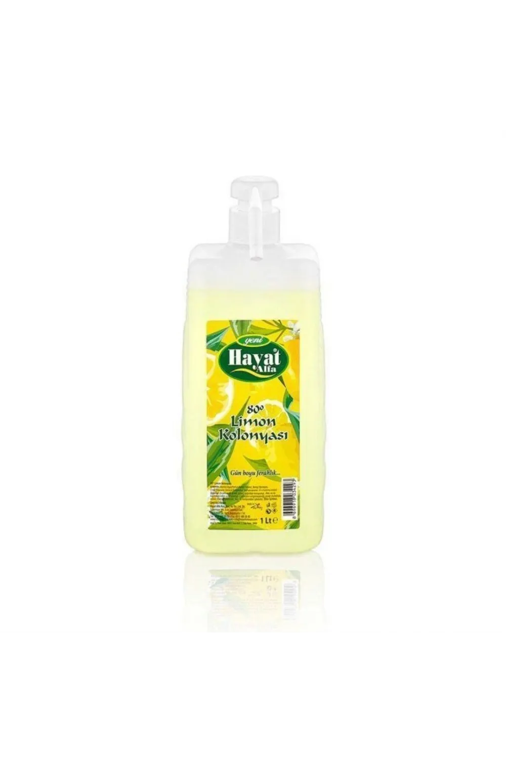 1 L Pompalı Limon Kolonyası