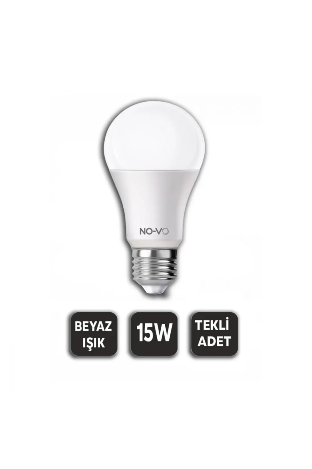 10 Adet 15w Beyaz Led Ampul 1200lm 6500k 15.000 Saat Ömür