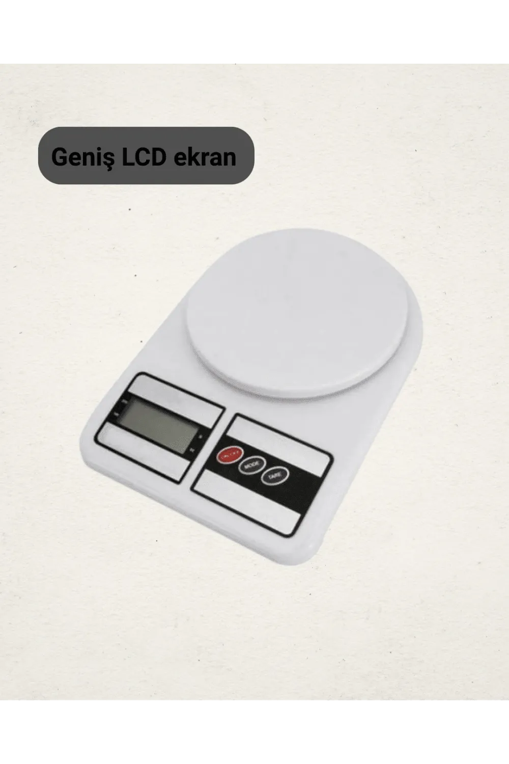 10 Kg Kapasiteli Lcd Ekranlı Dijital Mutfak Tartıs