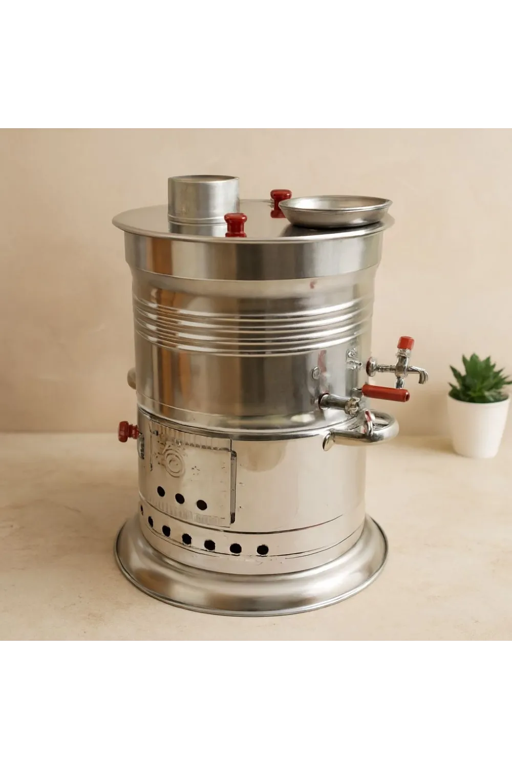 10 L Piknik Semaveri Çift Musluk