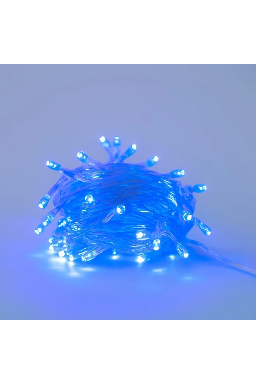 10 Metre 100 Ledli 8 Fonksiyonlu Dekoratif Lambader Mavi Lamba