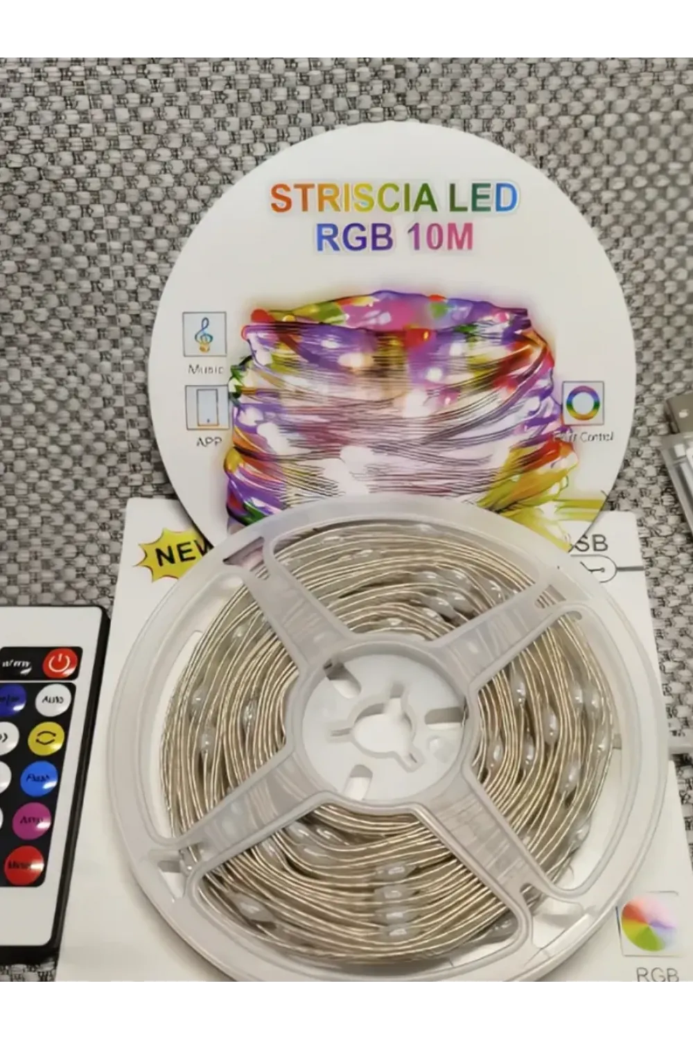 10 Metre, Led Şerit, Usb Bağlantılı, Kumandalı, Ambiyans Işığı Sdr-led-109