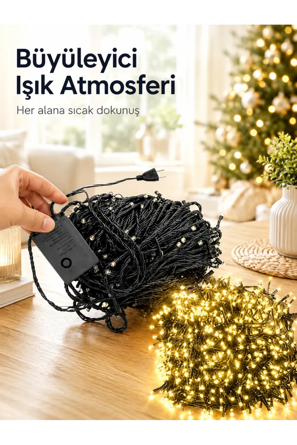 10 Metre Şerit Led Gün Işığı Led Işık Süsleme Parti Malzemesi Konsept
