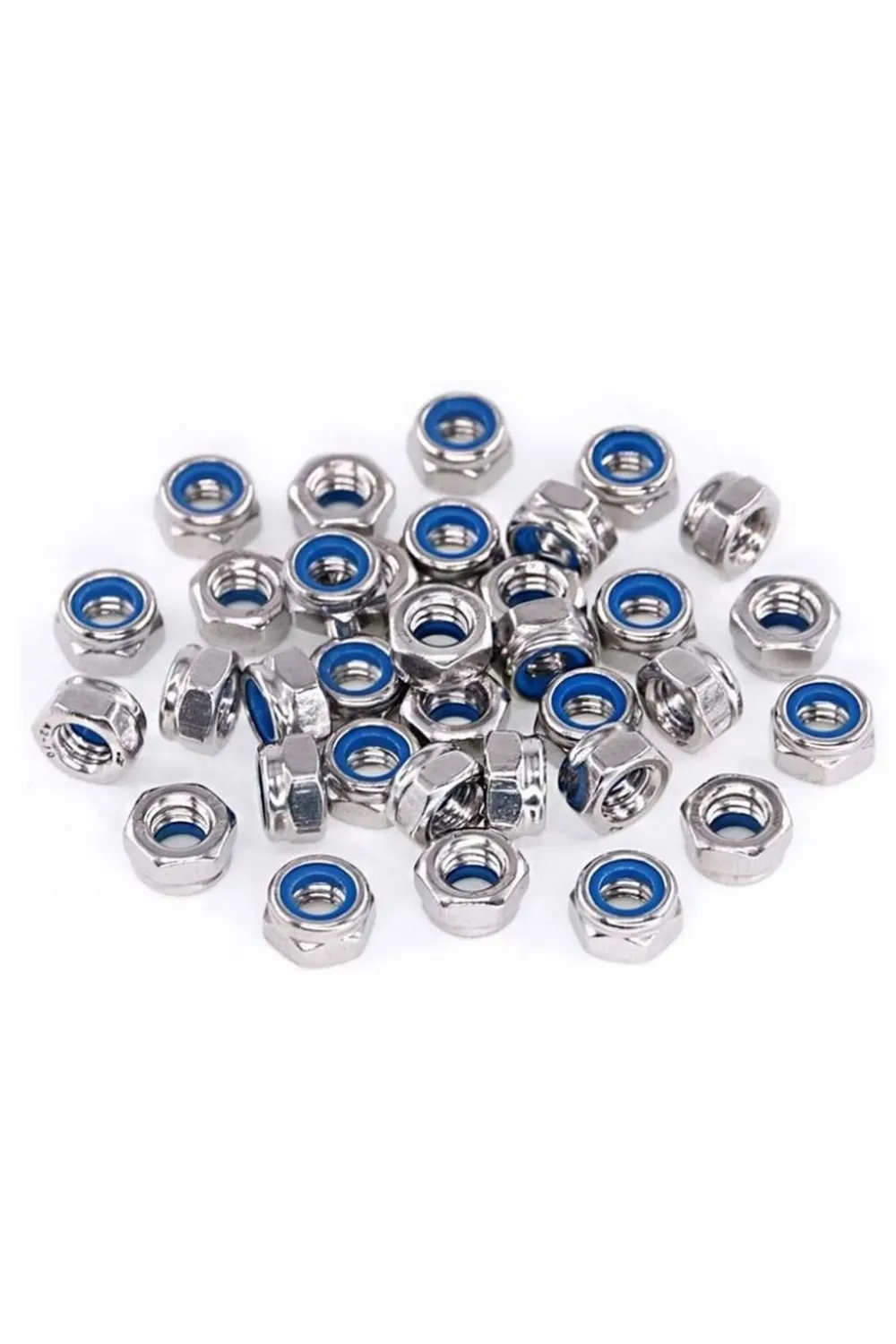 100 Adet M10 Fiberli Somun