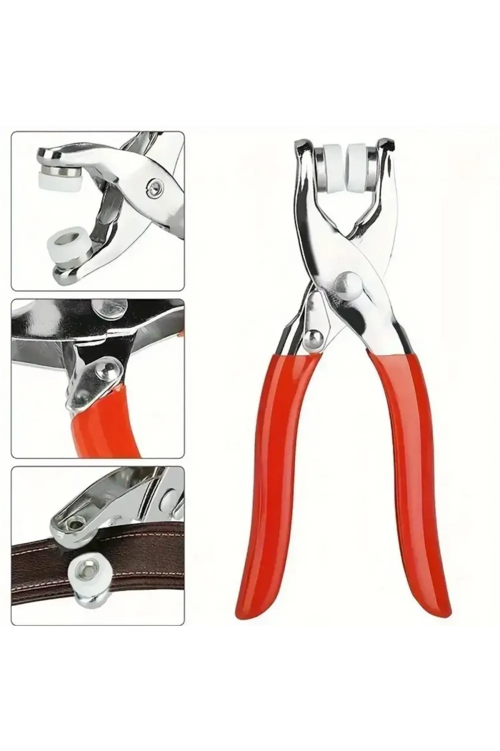100 adet Paslanmaz Çelik Çıtçıt ve Pense Seti Metal Çıt Çıt Makinesi