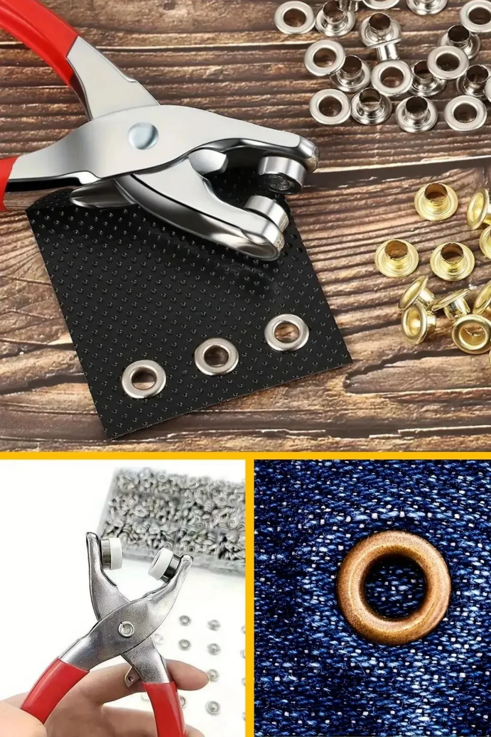 100 adet Paslanmaz Çelik Çıtçıt ve Pense Seti Metal Çıt Çıt Makinesi