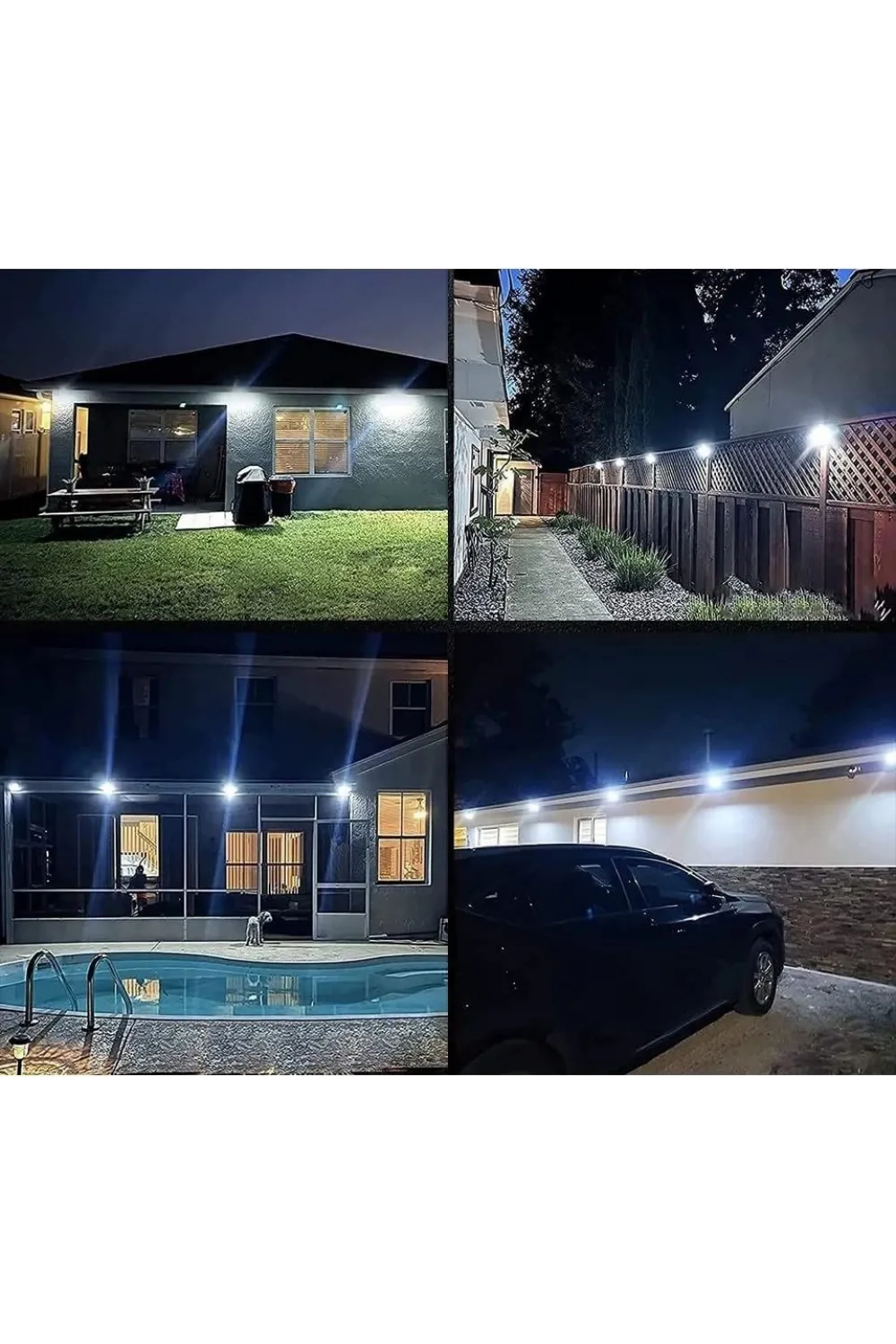 100 Led Dış Mekan Solar Aydınlatma Fotoselli Solar Lamba Hareket Sensörlü