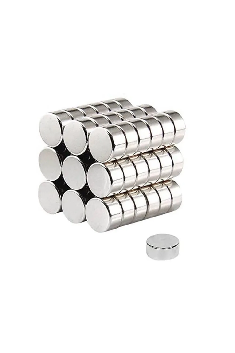 100 lü 8x3mm Yuvarlak Neodyum Mıknatıs