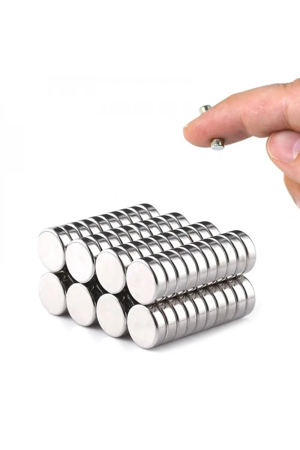 100 lü 8x3mm Yuvarlak Neodyum Mıknatıs