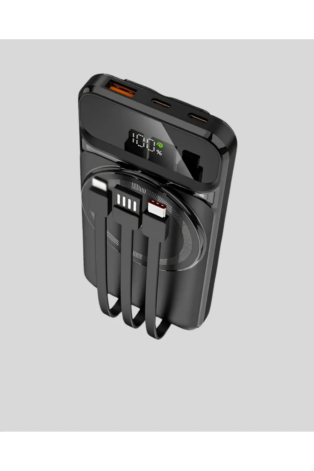 10000 Mah Kablosuz Powerbank – 15w Hızlı Şarj,  Type-c Çoklu Çıkışlı