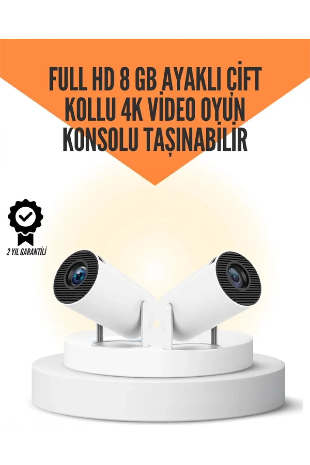 10.000 Oyun Destekli, Çift Kollu 4k Projeksiyon – Hdmı, Usb, Aux, Ethernet Yok