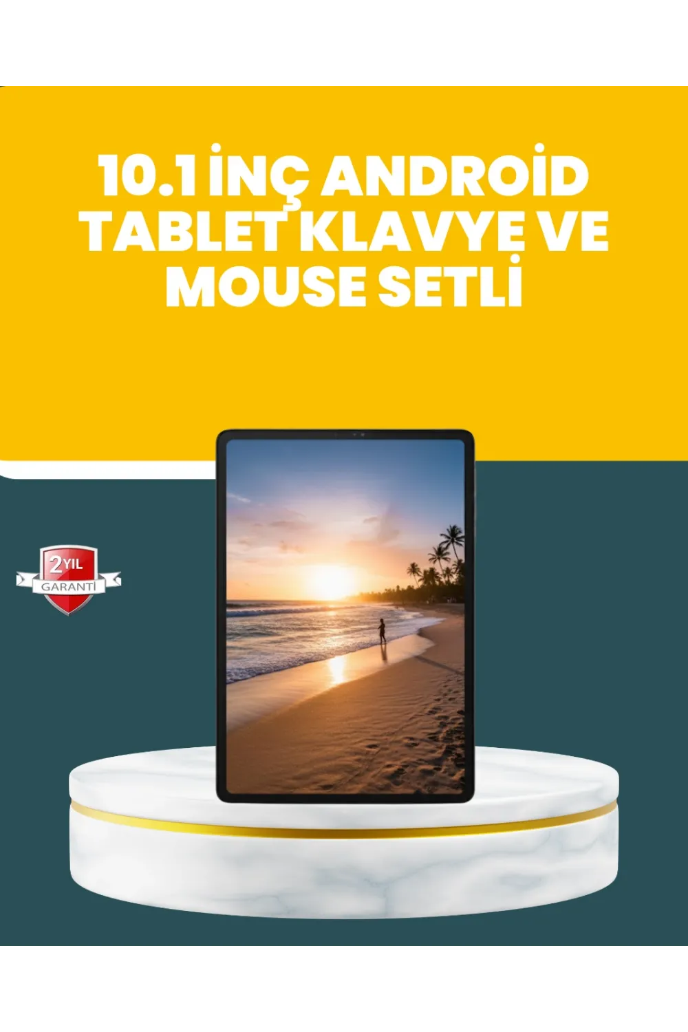 10.1 İnç Ips Ekranlı Android Tablet Bilgisayar Seti
