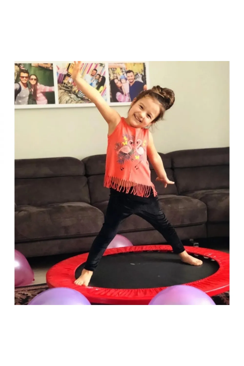 102 cm (40 inç) Kırmızı Trambolin