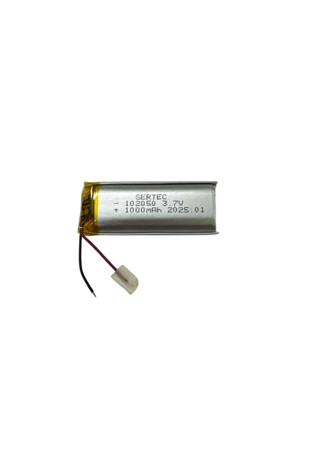 102050 3.7V 1000mAh Li-Polymer Pil (Devreli/1.5A)