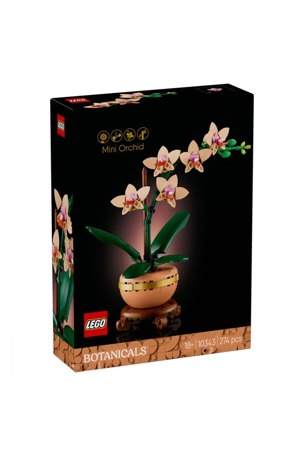 10343 Lego Botanicals Mini Orkide 274 parça +18 yaş