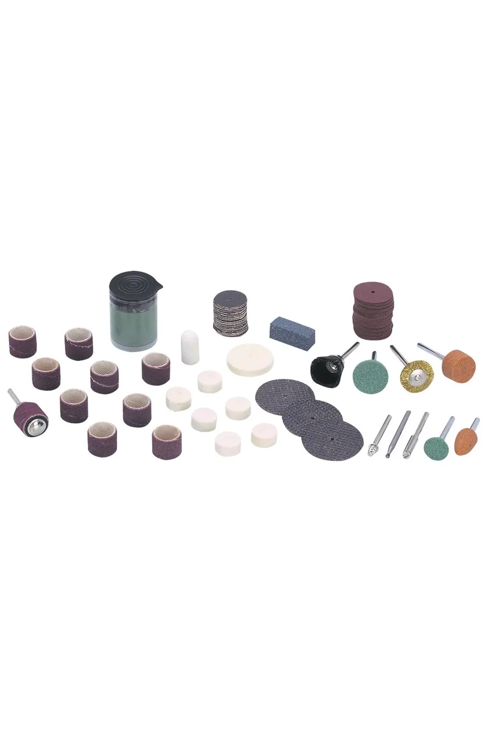 105 Parça Taşlama Zımpara Dremel Gravür Oyma Aksesuar Set