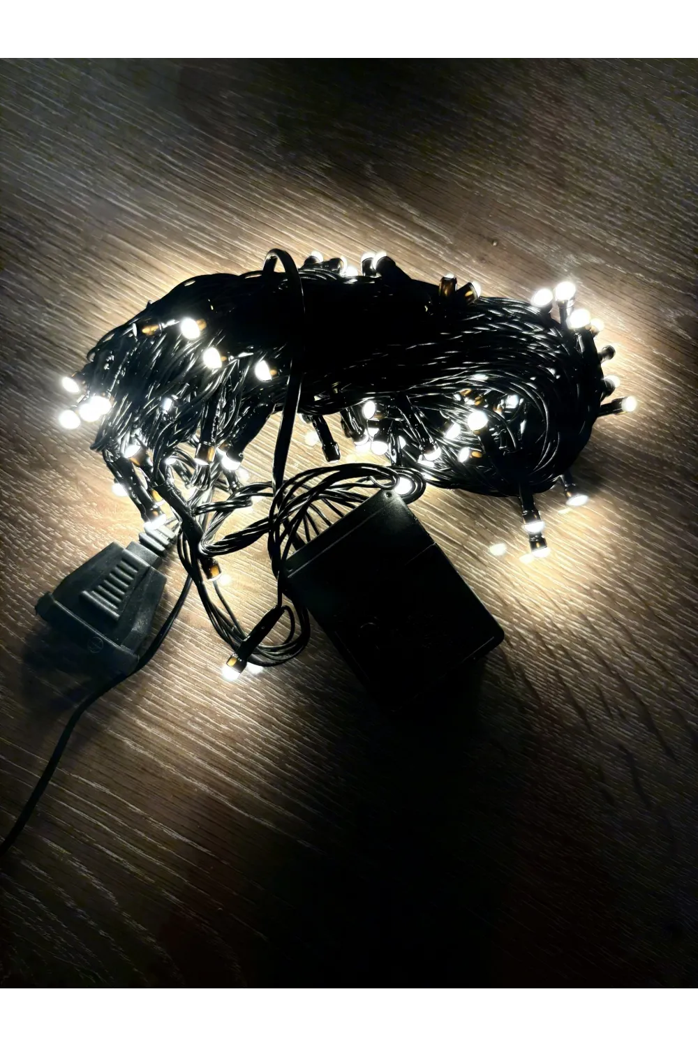10m 100 Led Damla Uçlu Gün Işığı Siyah Kablo Mz-17-3