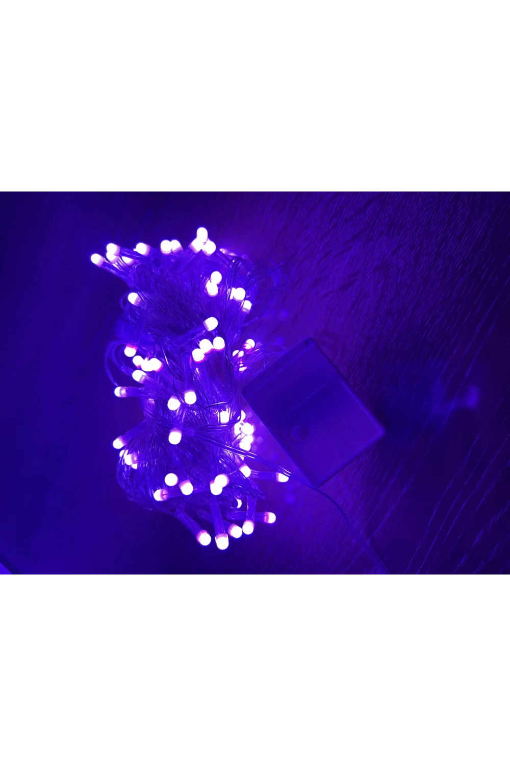 10m 100 Led Damla Uçlu Pembe Işık Şeffaf Kablo Mz-17-9