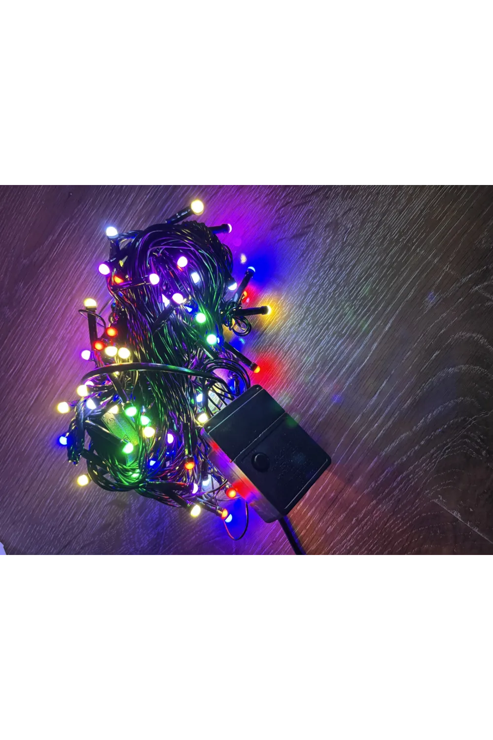 10m 100 Led Damla Uçlu Rgb Işık Siyah Kablo Mz-17-2