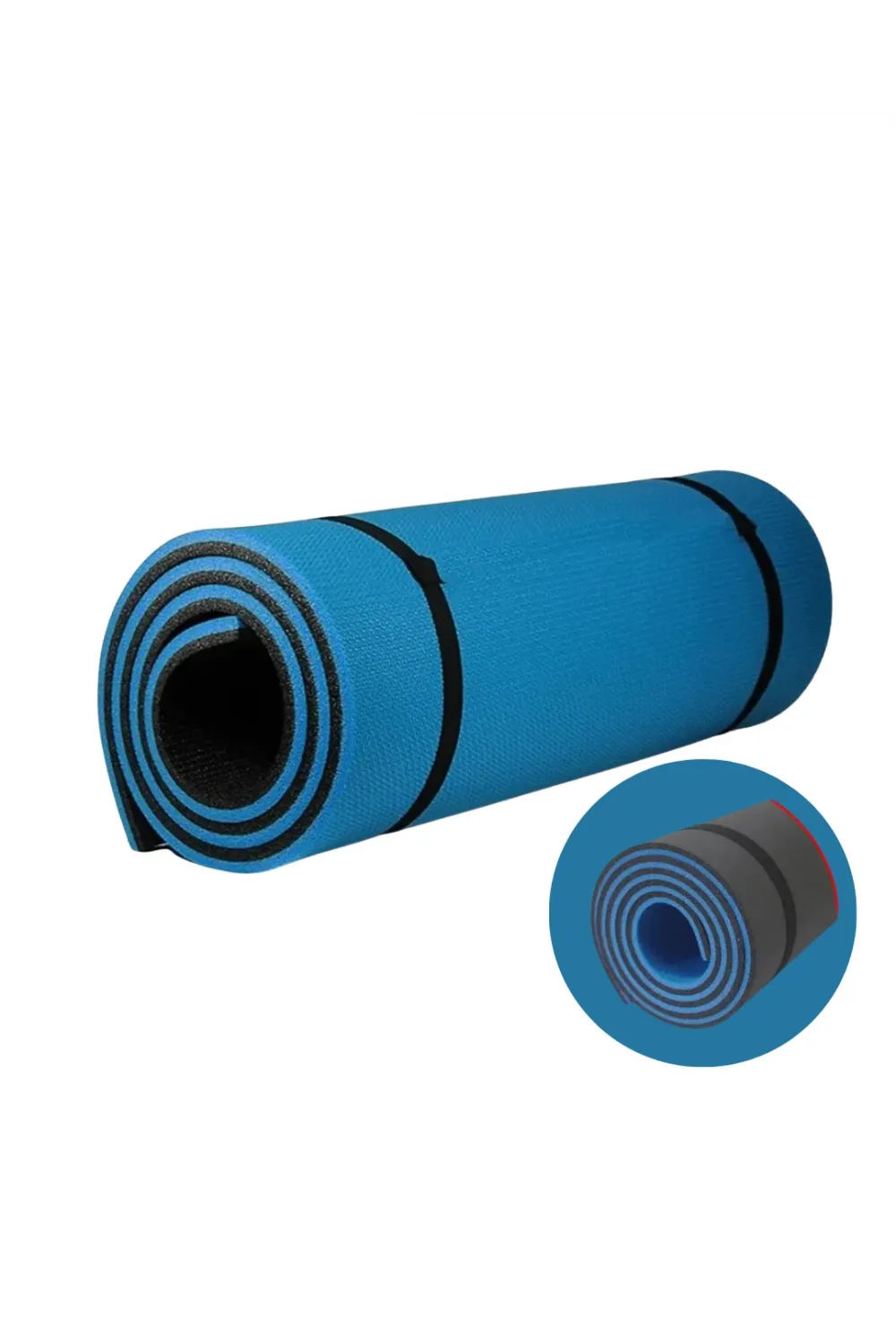 10mm Yoga Matı Mavi