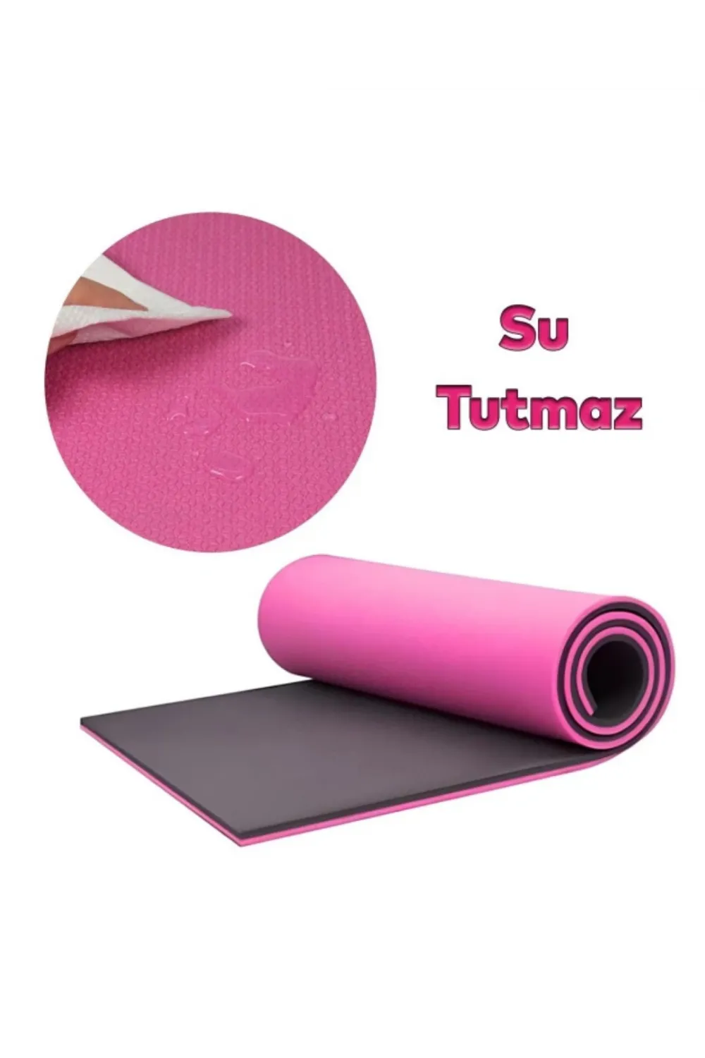 10mm Yoga Matı Pembe