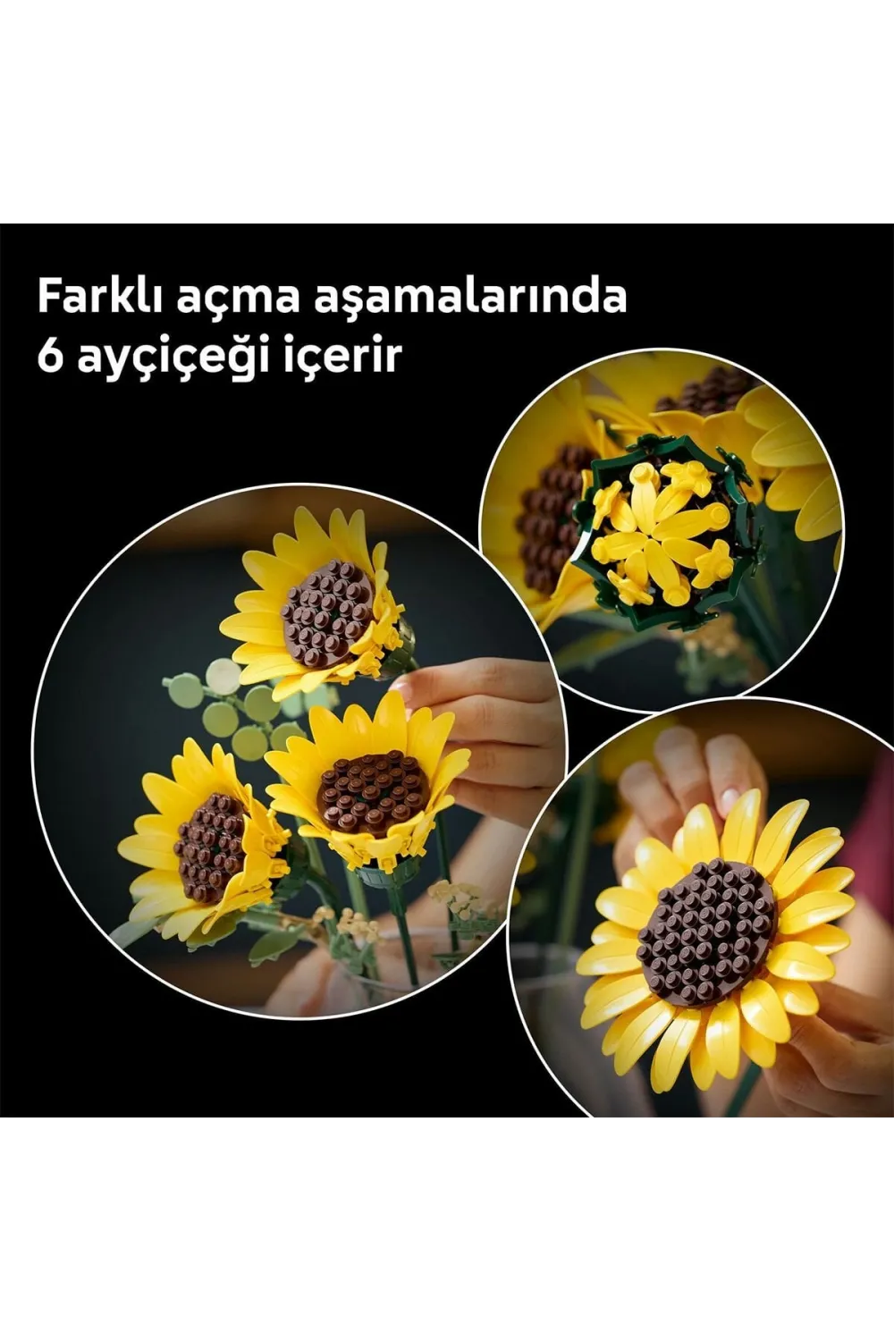11502 Lego Botanicals Ayçiçeği Buketi 686 parça +18 yaş