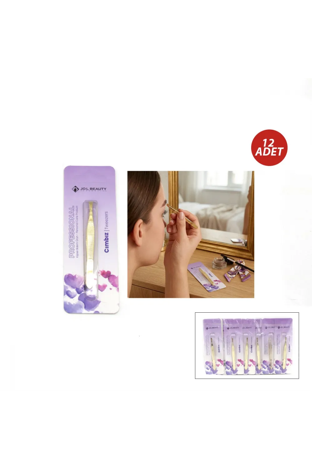 12 Adet Sarı Cımbız