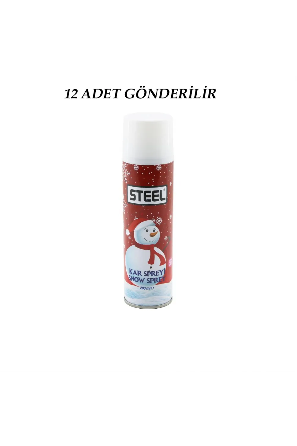 12 Adet Steel Max Kar Spreyi 200ml