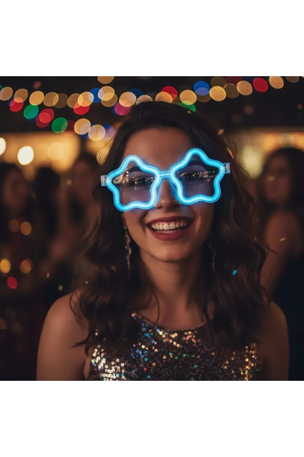 12 Adet Yıldız Glow Gözlük – Glow Partisi Ve Etkinlik İçin