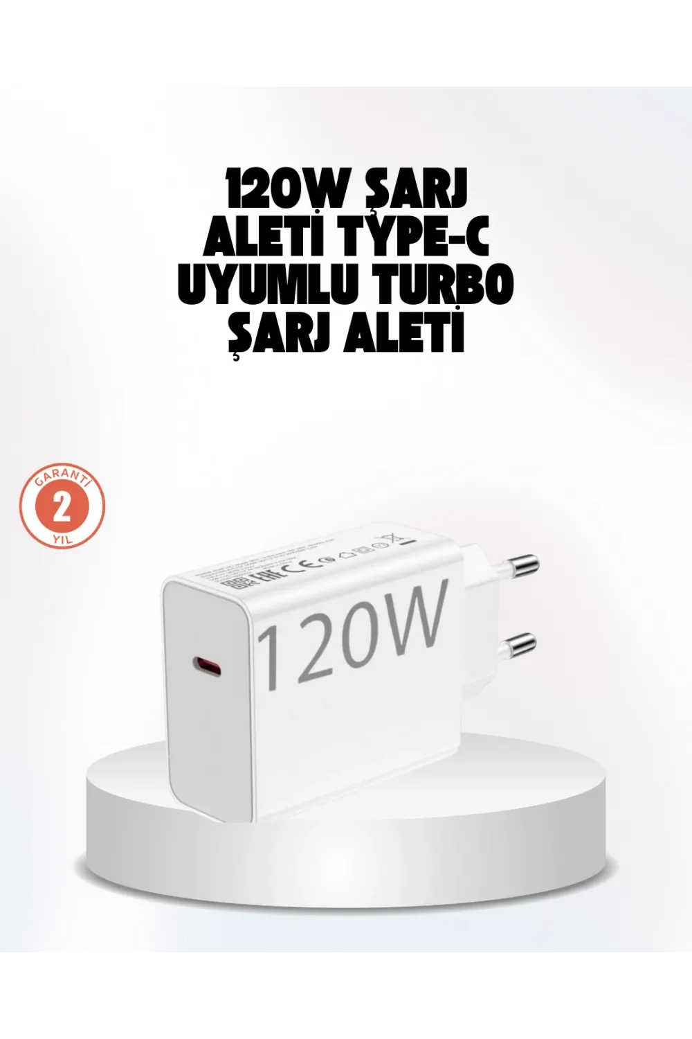 120w Güçlü Hızlı Şarj Adaptörü Ve Type-c Kablo Seti – Güvenli Şarj Teknolojisi