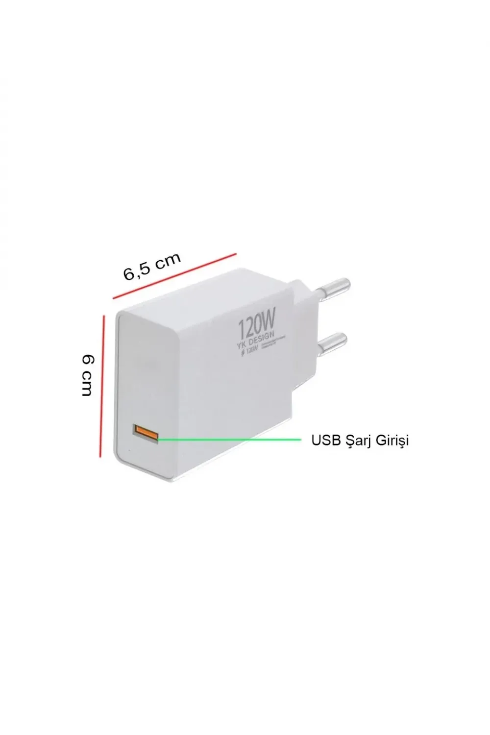 120w Süper Hızlı Şarj Cihazı - Usb Type-c