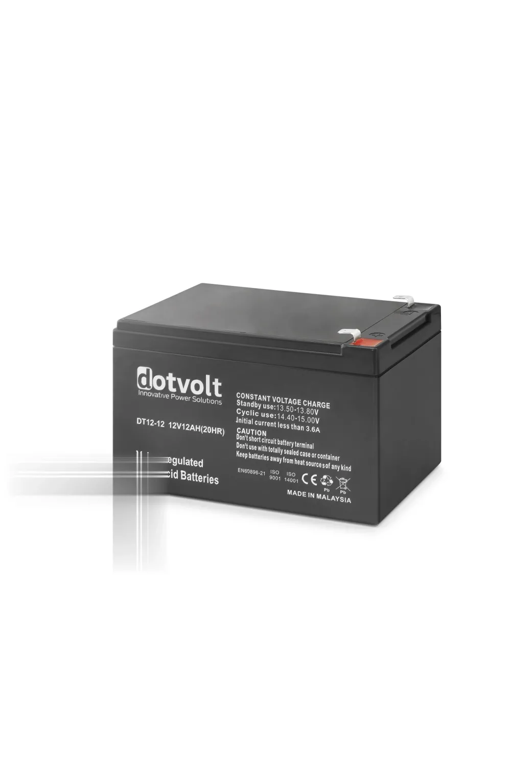 12V 12Ah Kuru Tip Akü DT12-12