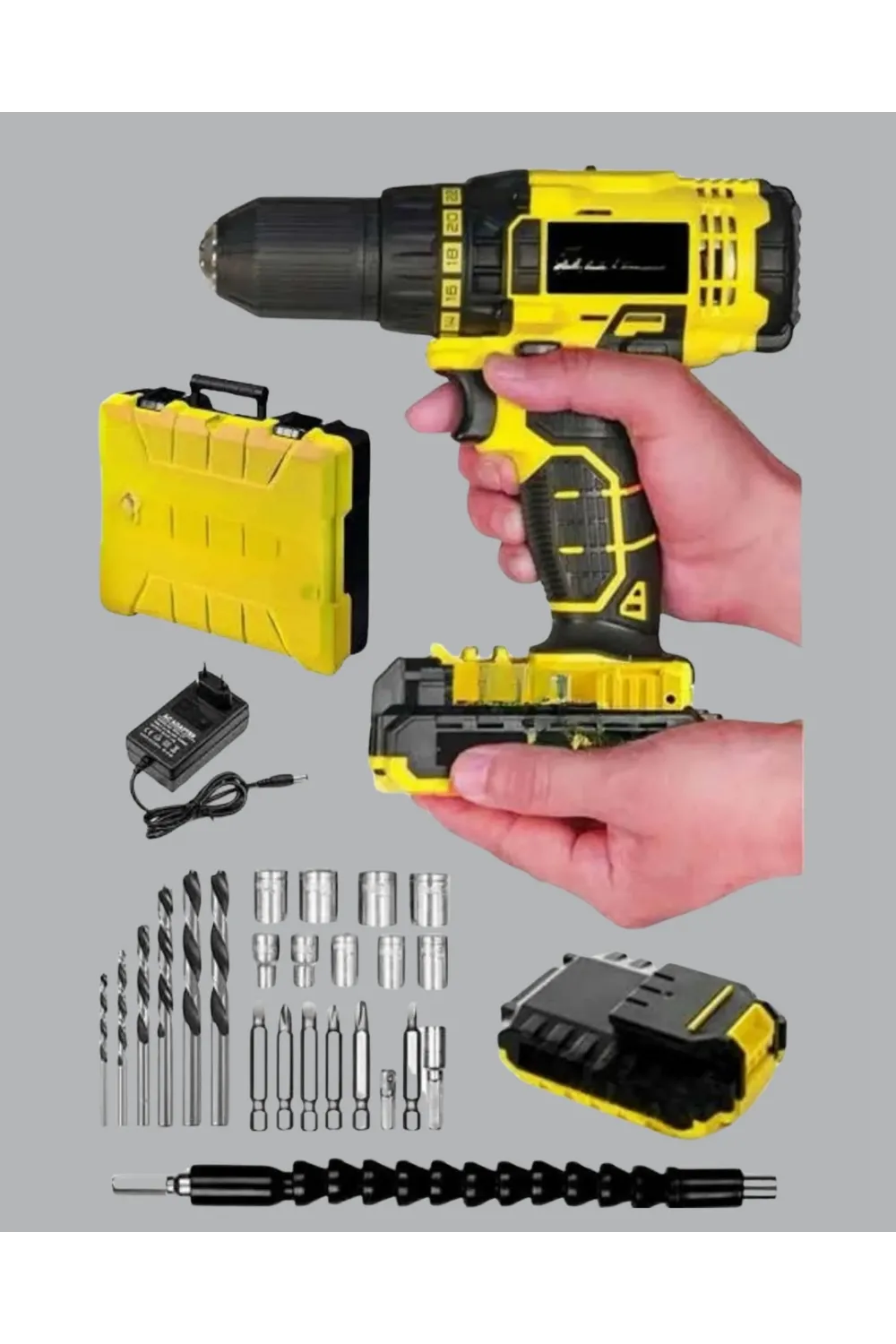 12v Akülü Matkap | 20-30 Nm Tork, Çift Hız Ayarı Ve Led Işık