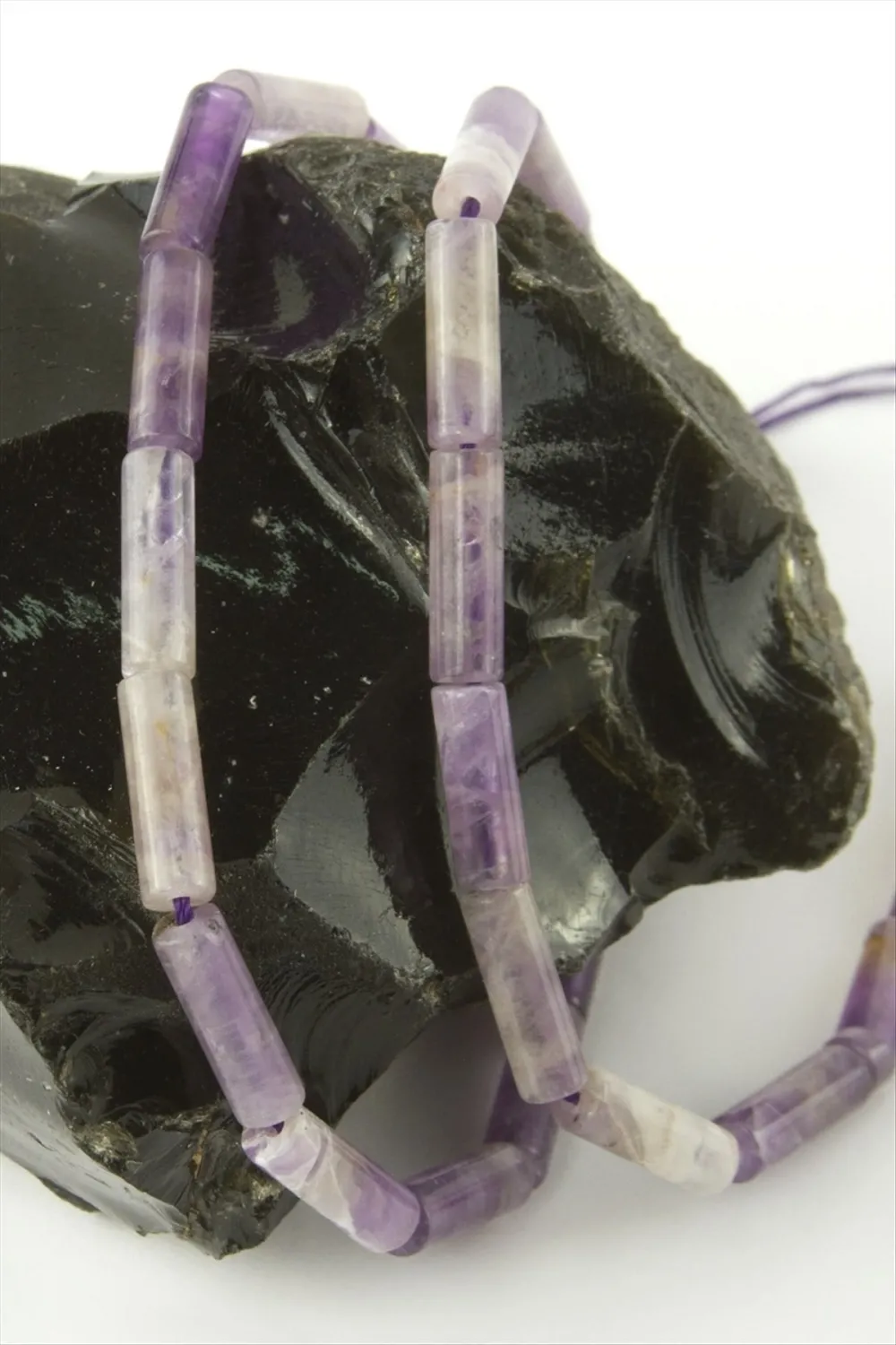 1,4 cm Boru Ametist Taşı