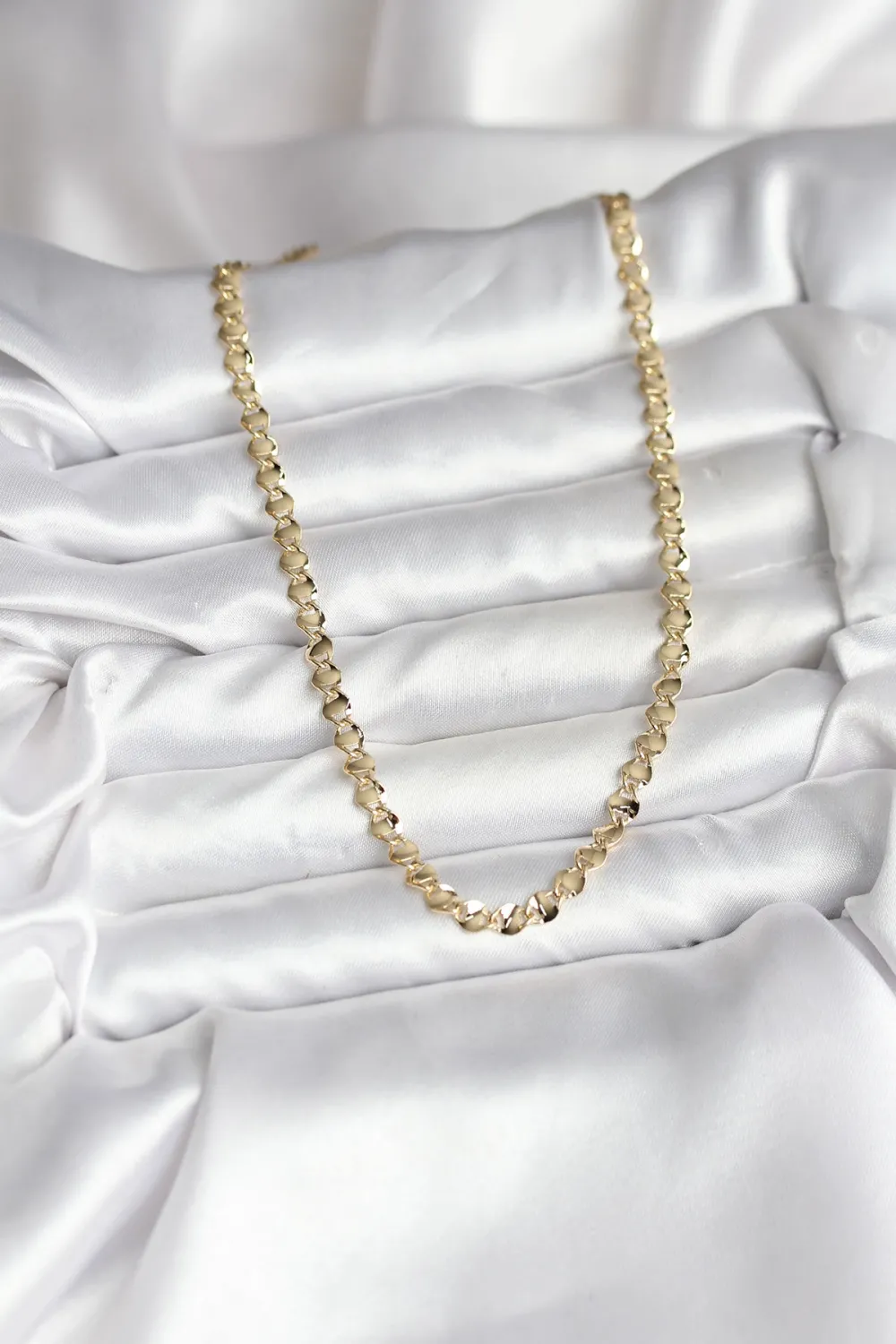 ietaks™ 14K Gold Renk Kaplama Zincir Model CM Kadın Kolye