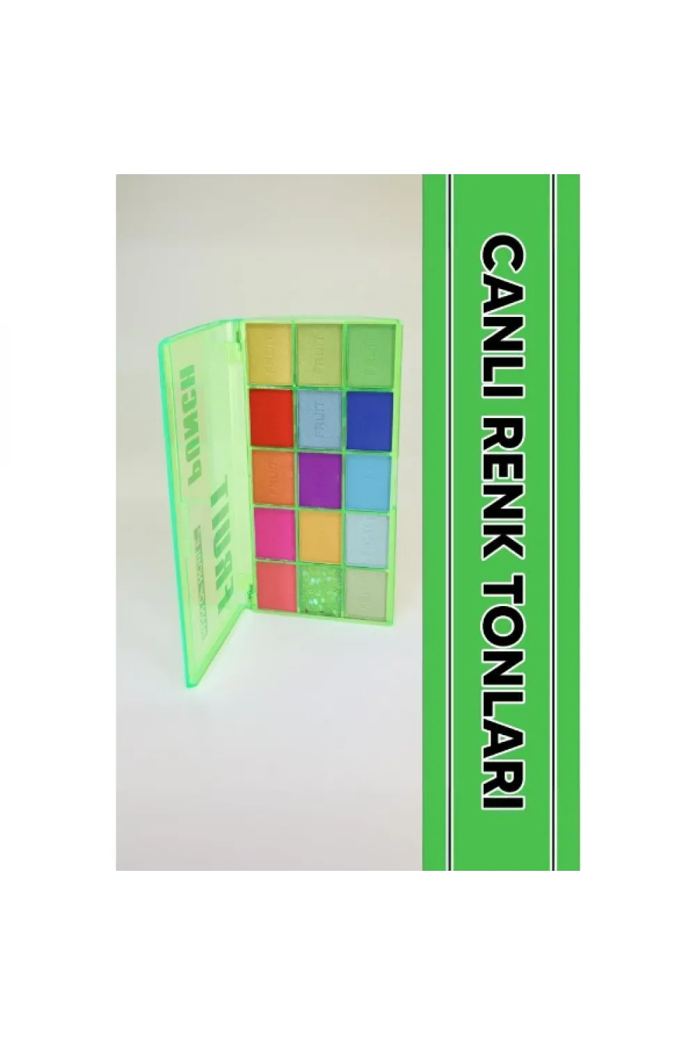 15 Renkli Sedefli Mat Far Paleti - 2li Set