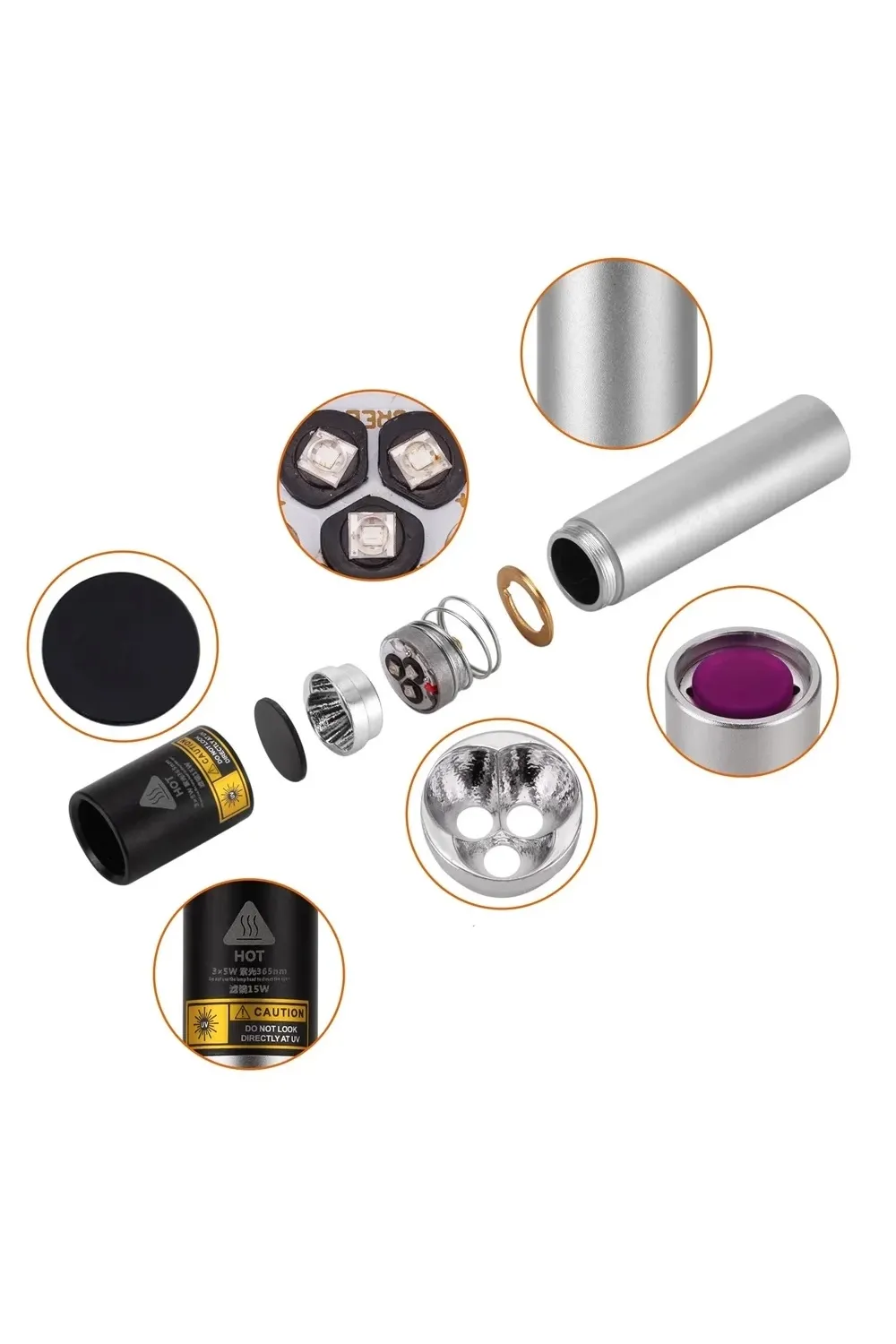 15 Watt 365nm Ultraviyole  Para Işığı  Wt-305
