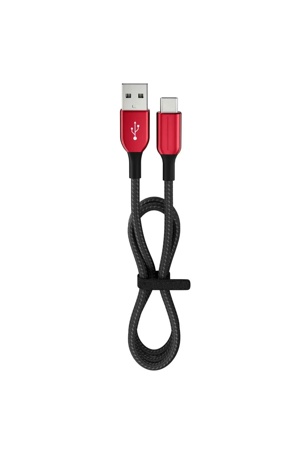 15 Watt 3A Usb-A To Type-C 1.2M Hızlı Şarj Kablosu Kırmızı FC36