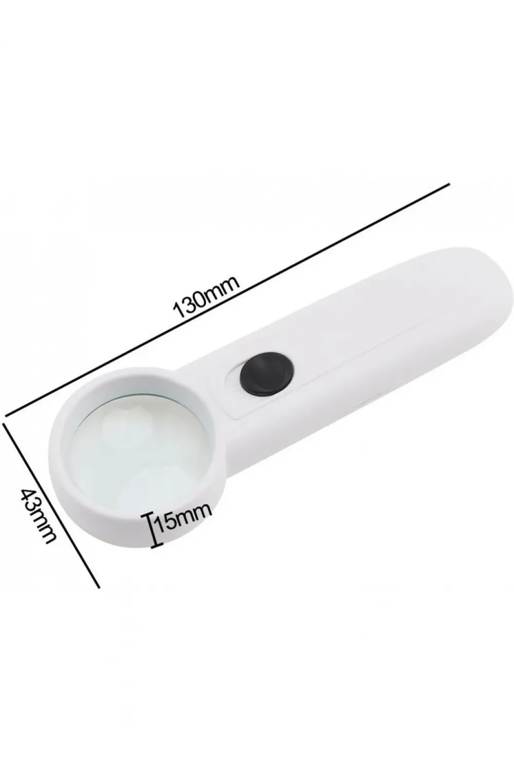 15X Çok Fonksiyonlu 2 Led Işıklı Taşınabilir El Büyüteç
