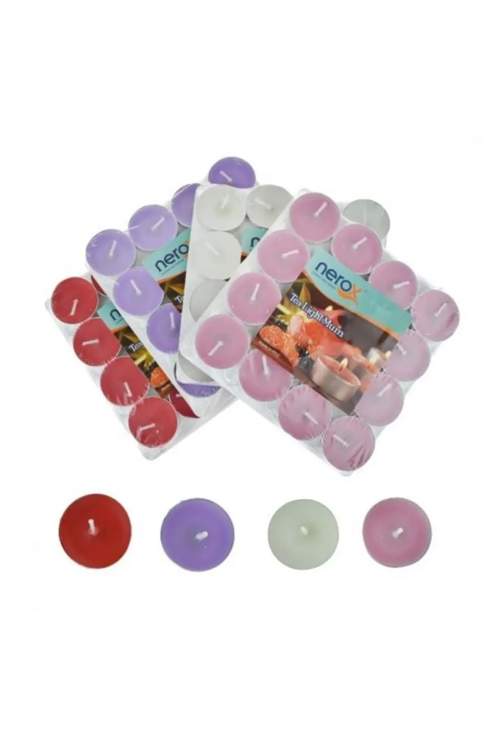 16li Kırmızı Tea Light Mum