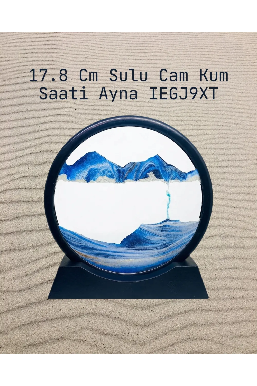 17.8 Cm Sulu Cam Kum Saati Ayna IEGJ9XT