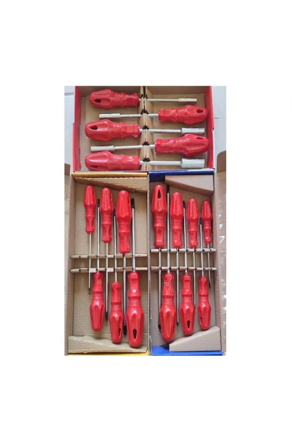 18 Parça Lokma - Torx - Düz ve Yıldız Tornavida Seti Takımı